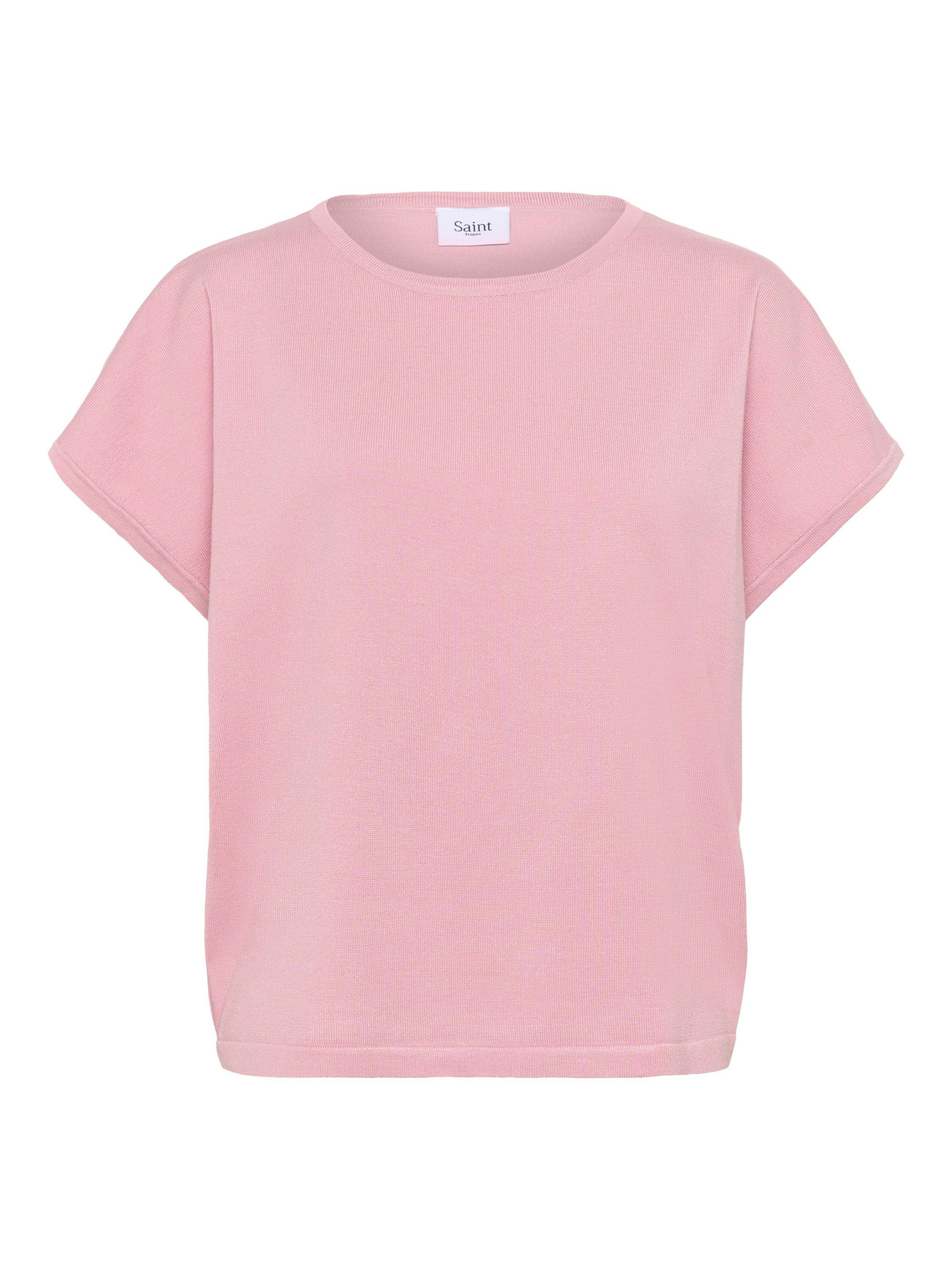 Product image 5 of 6, which shows Saint Tropez Mila Short Sleeve Jumper, Pink Nectar, XS