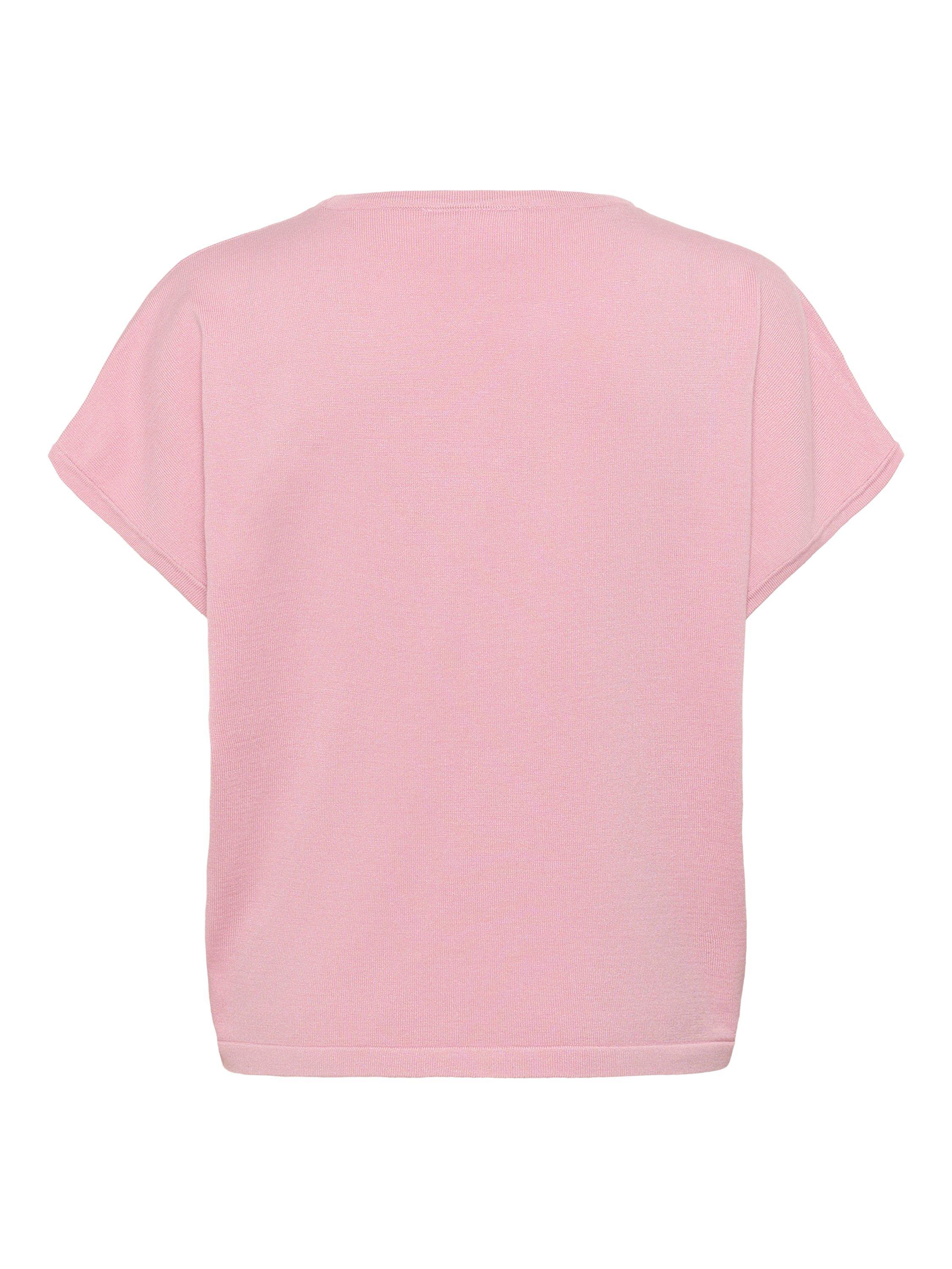 Product image 6 of 6, which shows Saint Tropez Mila Short Sleeve Jumper, Pink Nectar, XS