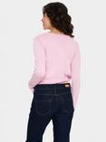 Saint Tropez Mila Scallop Trim Jumper, Pink Nectar