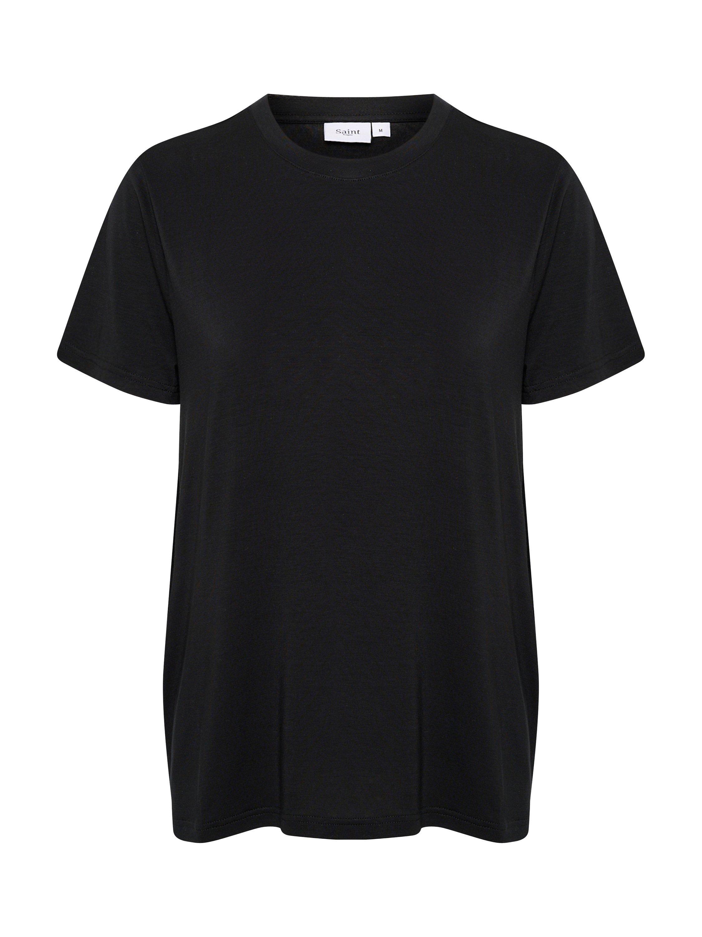 Product image 5 of 6, which shows Saint Tropez Adelia Jersey T-Shirt, Black, XS