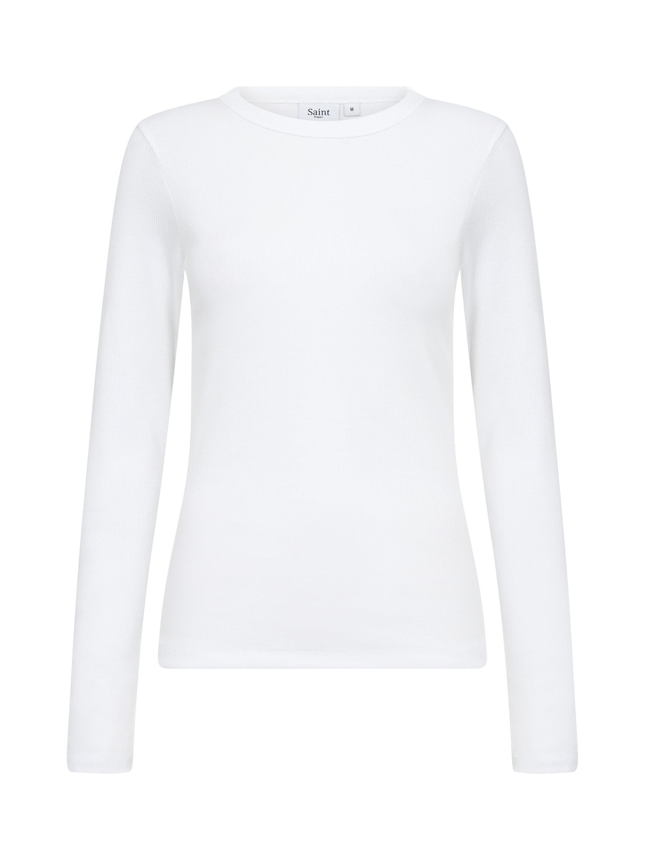 Product image 5 of 6, which shows Saint Tropez Aster Organic Cotton Rich Top, Bright White, XL