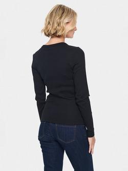 Saint Tropez Aster Organic Cotton Rich Top - view 2, Black