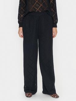 Saint Tropez Jacobina Lace Trousers, Black, Black