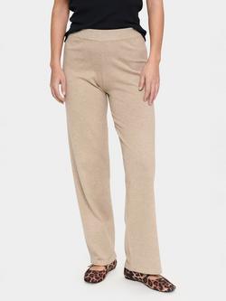 Saint Tropez Mila Knit Trousers, Plaza Taupe Melange, Plaza Taupe Melange