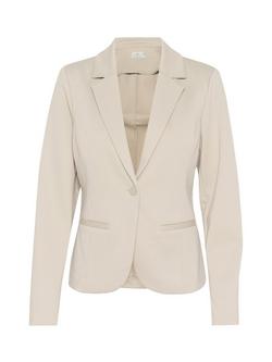 KAFFE Jenny Single Breasted Blazer, Mid Grey, Mid Grey