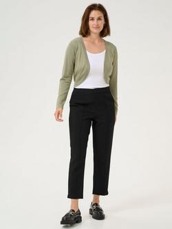 KAFFE Astrid Bolero Cardigan - view 2, Oil Green