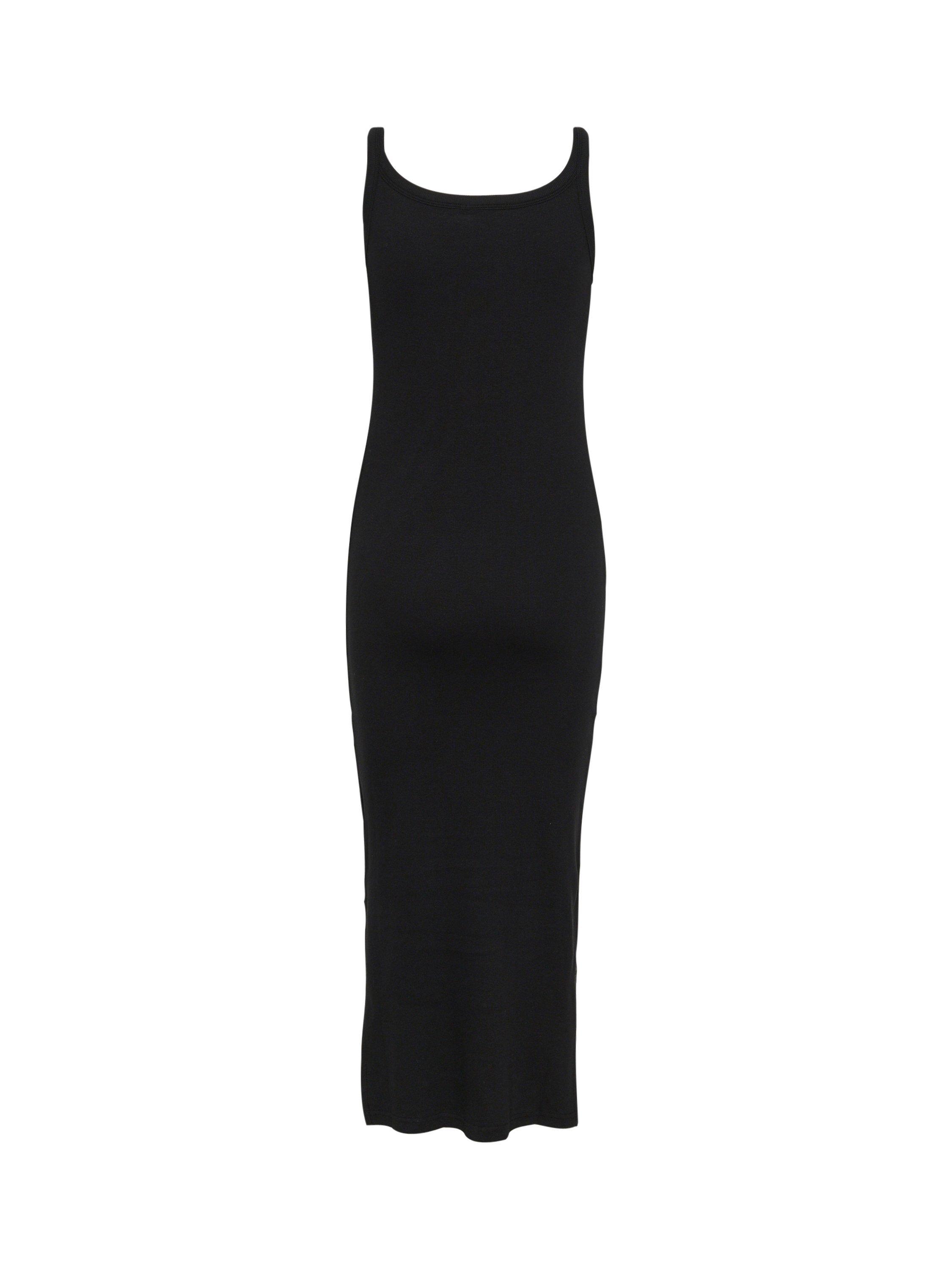 Product image 4 of 4, which shows KAFFE Carna Bodycon Midi Dress, Black, XL