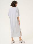 KAFFE Edna T-Shirt Midi Dress, Mid Grey
