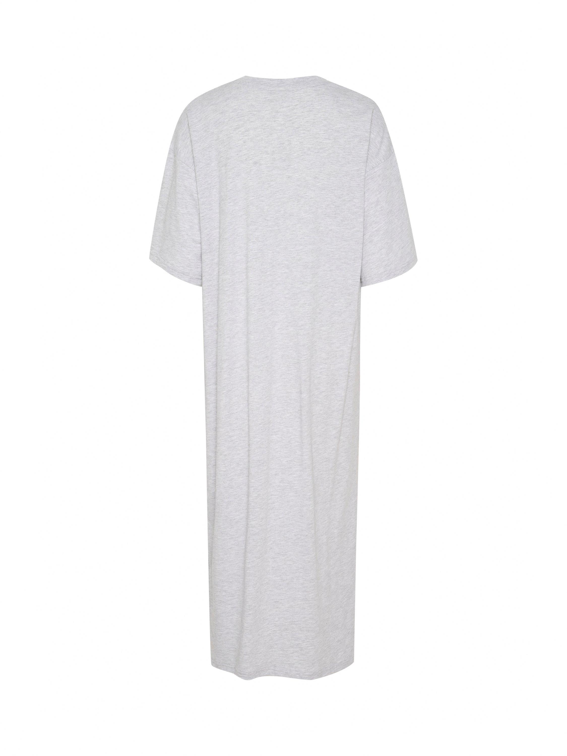 Product image 5 of 5, which shows KAFFE Edna T-Shirt Midi Dress, Mid Grey, XS