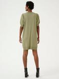 KAFFE Lizza Knitted Jumper Dress, Oil Green