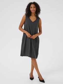 KAFFE Milia Sleeveless Dress, Mid Grey, Mid Grey