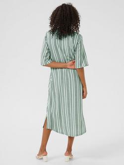 KAFFE Milia Stripe Kaftan Dress, Moonstruck - view 2, Moonstruck