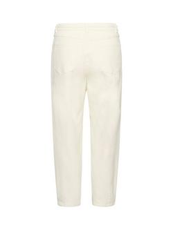 KAFFE Whitney High Rise Tapered Jeans, Beige - view 2, Beige