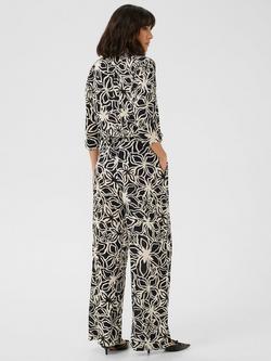 KAFFE Sanne Floral Jumpsuit, Black/Multi - view 2, Black/Multi