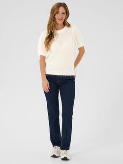 KAFFE Emillie Tie Back Jumper, Chalk