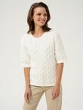 KAFFE Rinya Jumper, Chalk