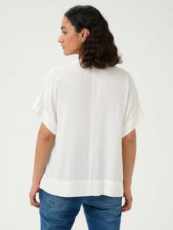 KAFFE Milia Short Wing Sleeve Blouse - view 2, Chalk