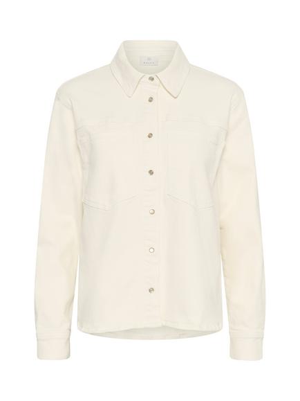 KAFFE Whitney Denim Shirt, Beige, Beige