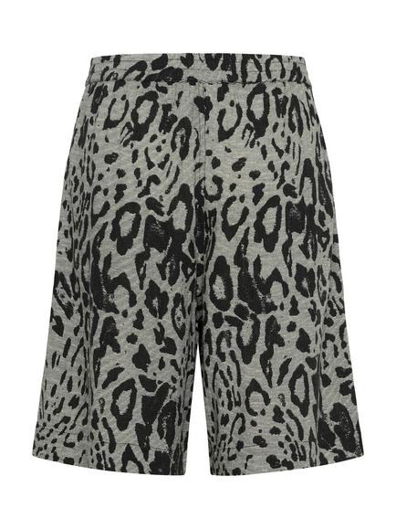 KAFFE KAmilia Linen Blend Elasticated Waist Shorts, Multi - view 2, Multi