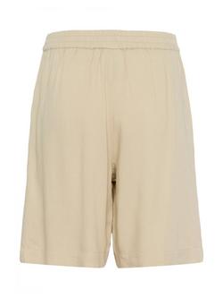 KAFFE Milia Linen Blend Shorts - view 2, Mid Grey