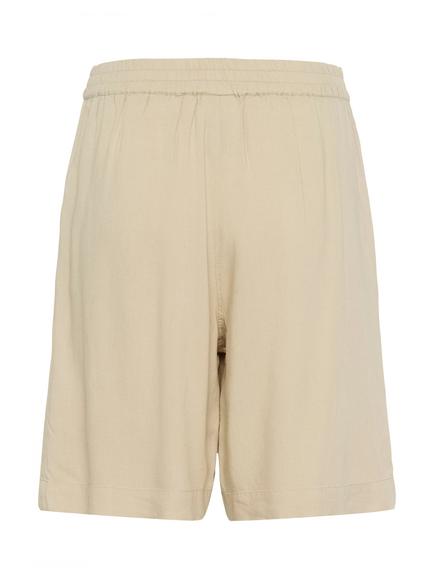KAFFE Milia Linen Blend Shorts - view 2, Mid Grey