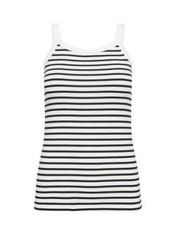 KAFFE Liddy Stripe Tank Top, Multi