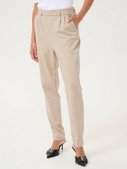 KAFFE Jenny Slim Fit Trousers, Feather Gray, Feather Gray