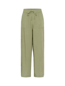 KAFFE Milia Relaxed Fit Trousers, Oil Green, Oil Green
