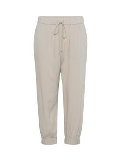 KAFFE Milia Capri Trousers, Feather Gray