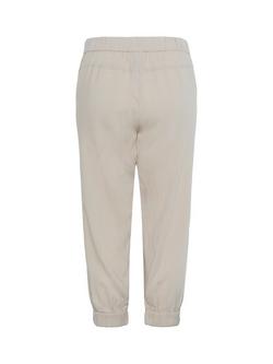 KAFFE Milia Capri Trousers - view 2, Feather Gray