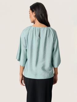 Soaked In Luxury Leodora Round Neck Top, Blue - view 2, Blue