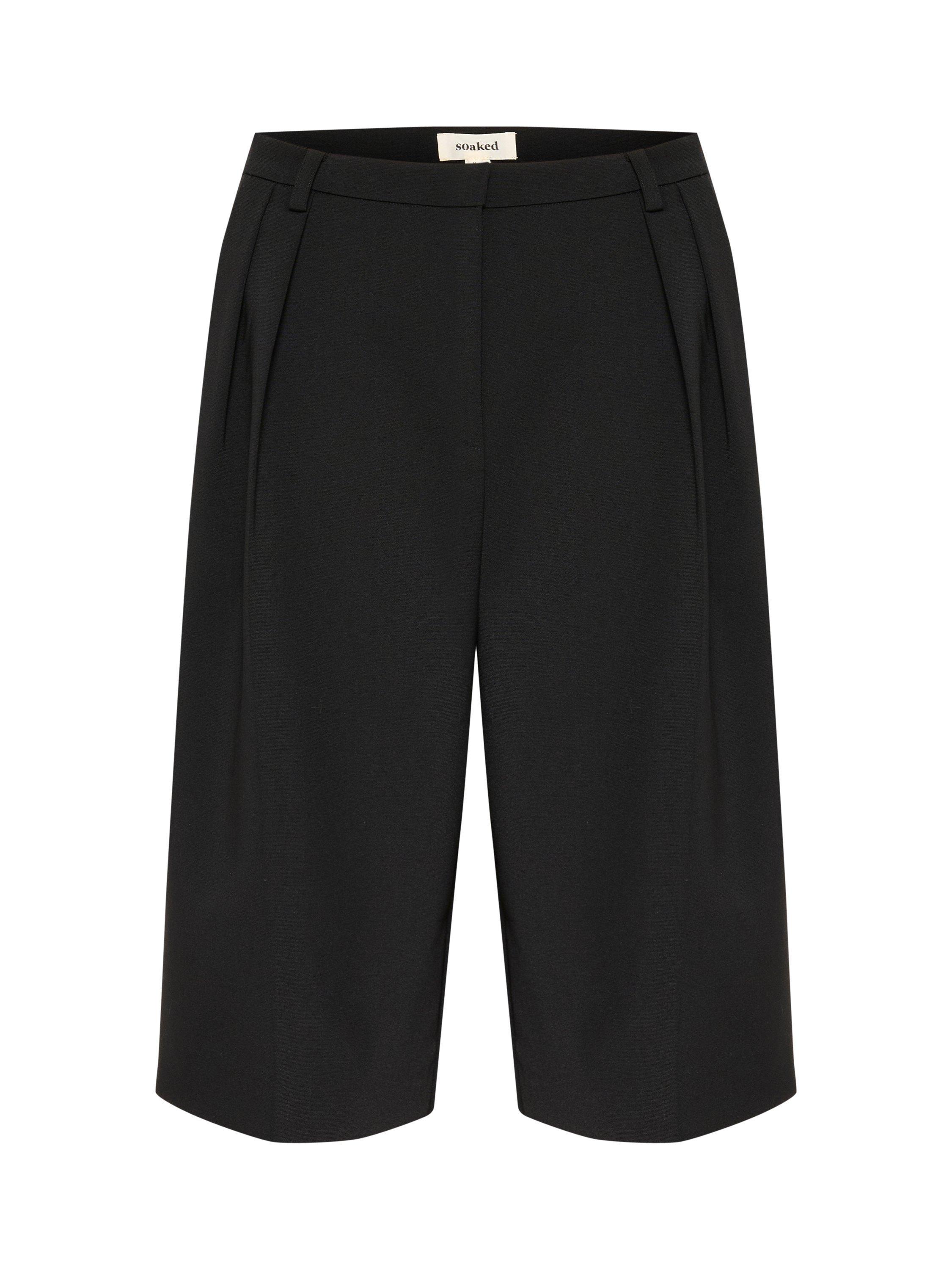 Product image 5 of 6, which shows Soaked In Luxury Malika Tailored Shorts, Black, S