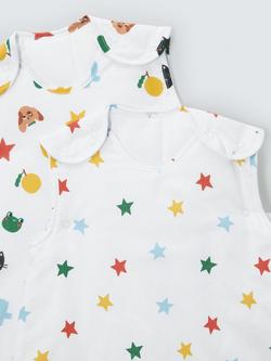 John Lewis Happy Stars Baby Sleeping Bag, 2.5 Tog, Multi - view 2, Multi