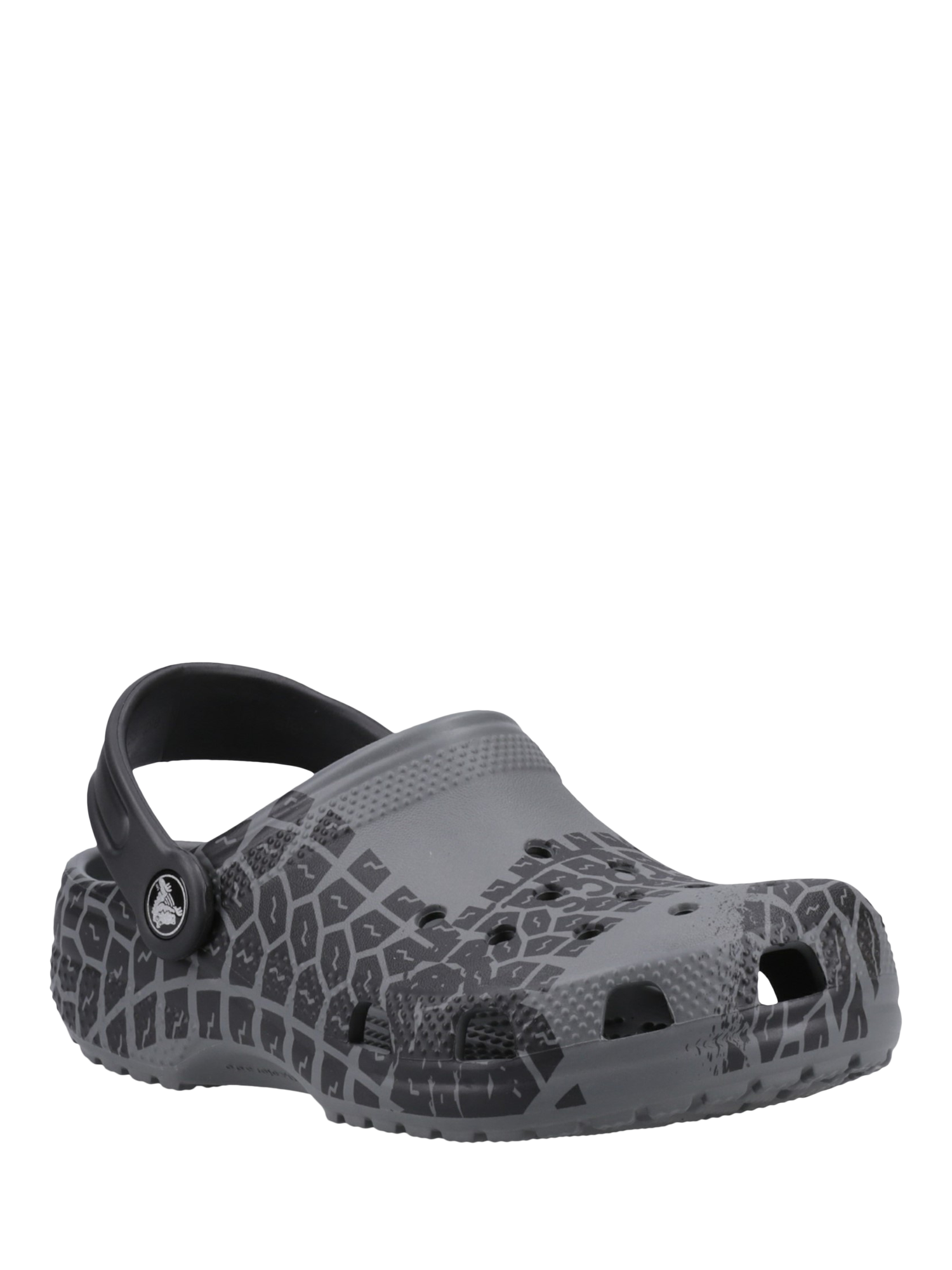 Product image 2 of 4, which shows Crocs Kids' Classic Graphic Clogs, Slate Grey, 11 Jnr