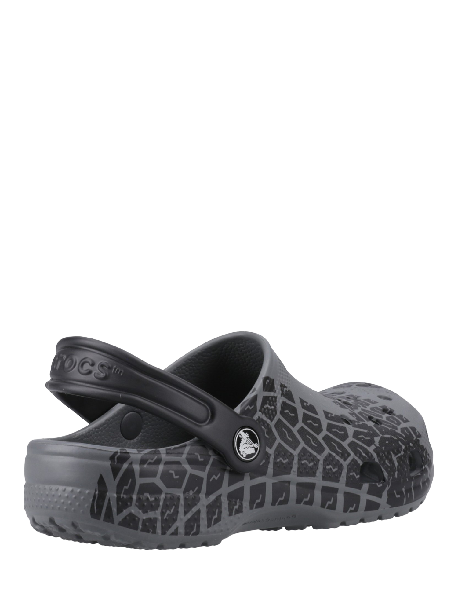 Product image 3 of 4, which shows Crocs Kids' Classic Graphic Clogs, Slate Grey, 11 Jnr