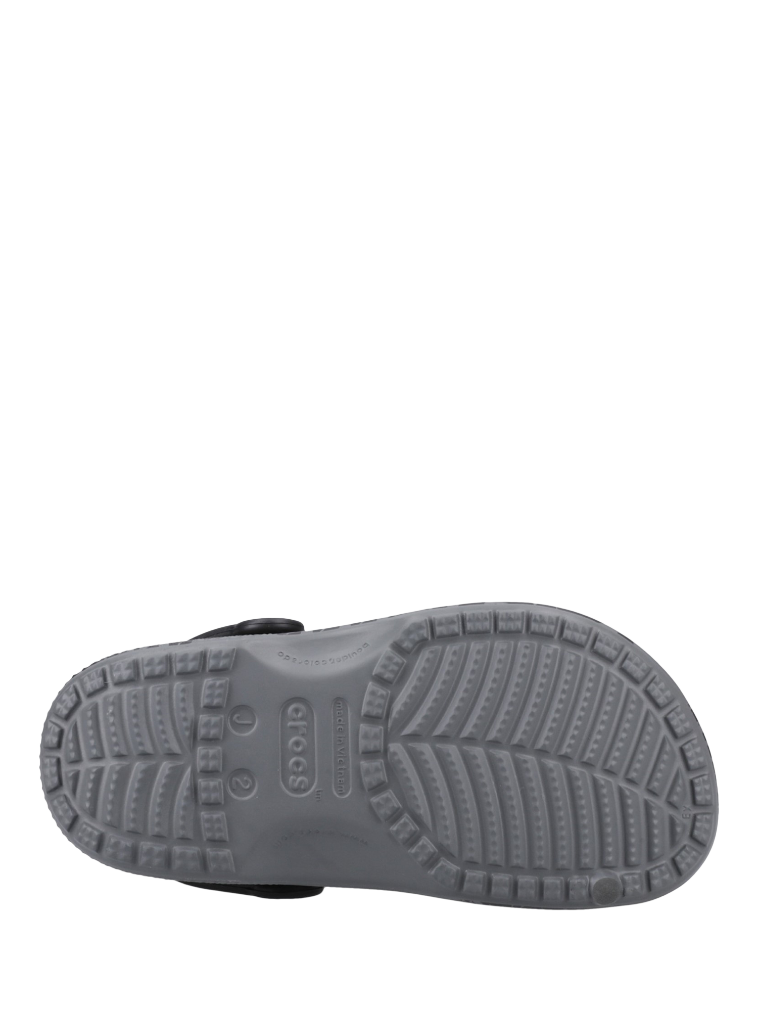 Product image 4 of 4, which shows Crocs Kids' Classic Graphic Clogs, Slate Grey, 11 Jnr