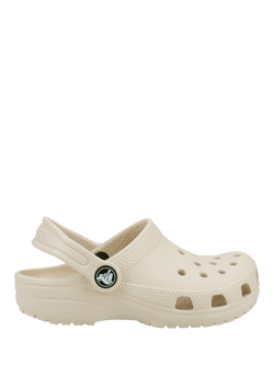 Crocs Kids' Classic Clogs, Bone, Bone