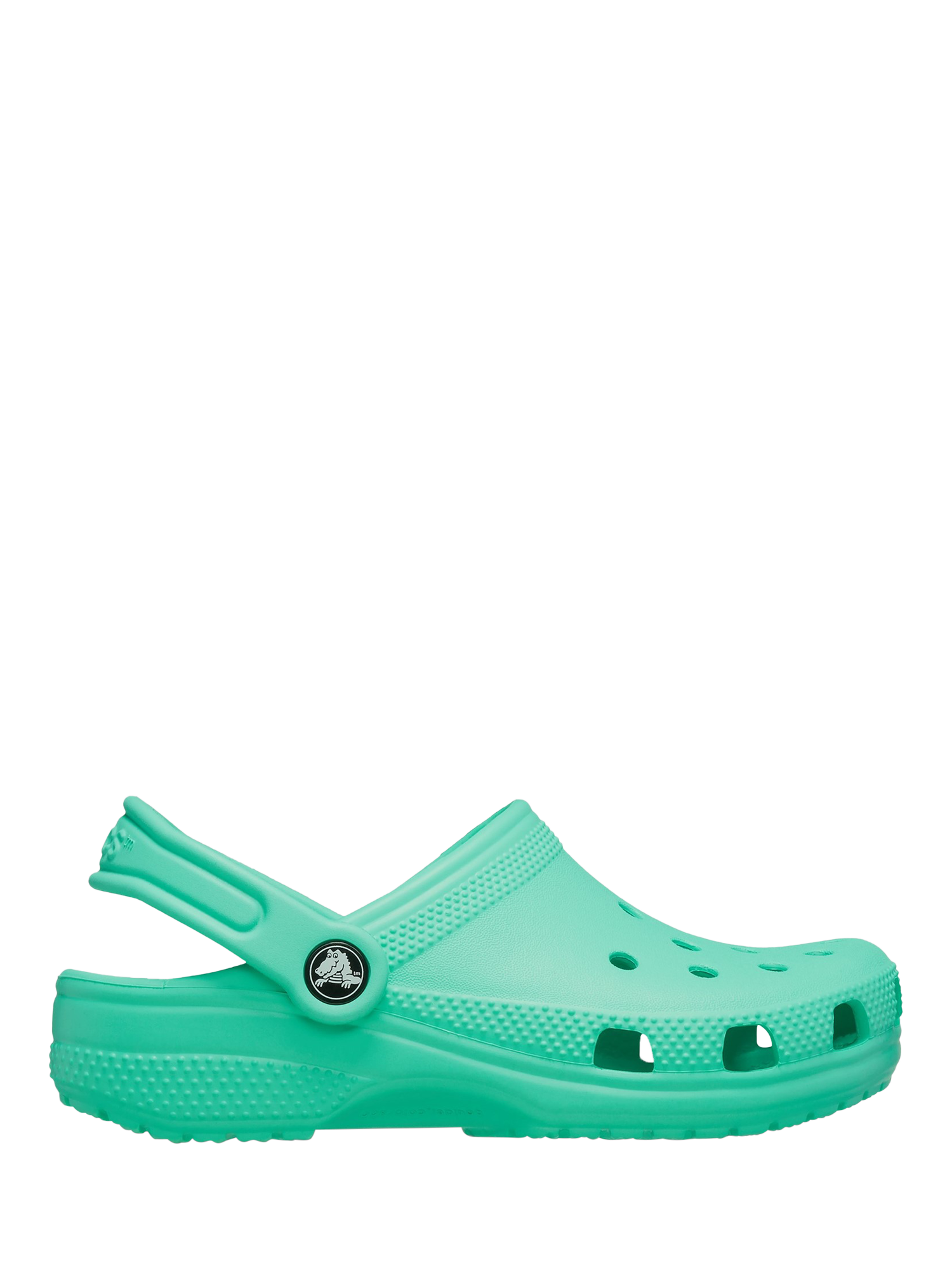 Product image 1 of 6, which shows Crocs Kids' Classic Croc Clogs, Lagoon, 11 Jnr