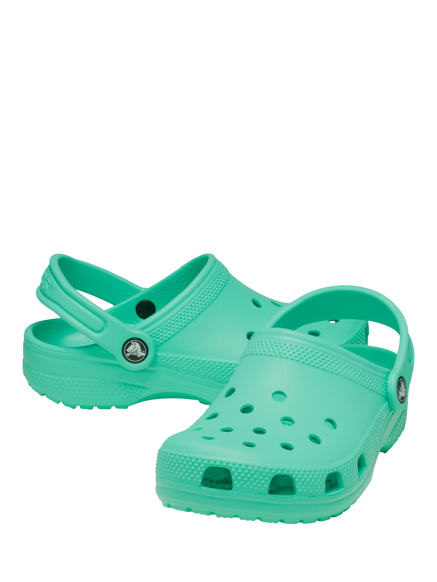 Product image 4 of 6, which shows Crocs Kids' Classic Croc Clogs, Lagoon, 11 Jnr