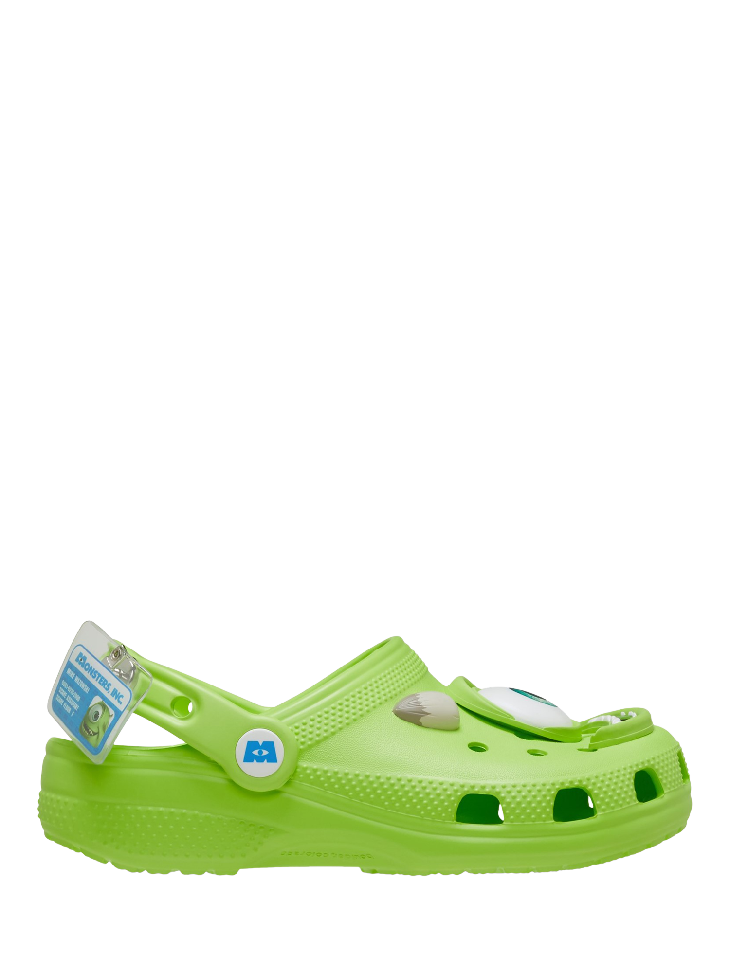 Product image 1 of 5, which shows Crocs Kids' Disney Monsters Inc. Mike Classic Clogs, Multi, 11 Jnr