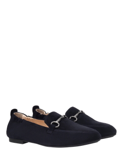 NeroGiardini Bella Suede Loafers - view 2, Blue