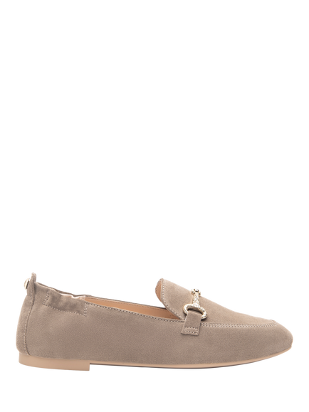 NeroGiardini Bella Suede Loafers, Brown