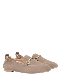 NeroGiardini Bella Suede Loafers - view 2, Brown