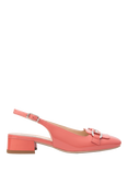 NeroGiardini Genik Patent Leather Square Slingback Courts, Pink