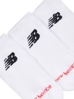 New Balance Kids' Everyday Trainer Socks, Pack of 6, Bright White - view 2, Bright White