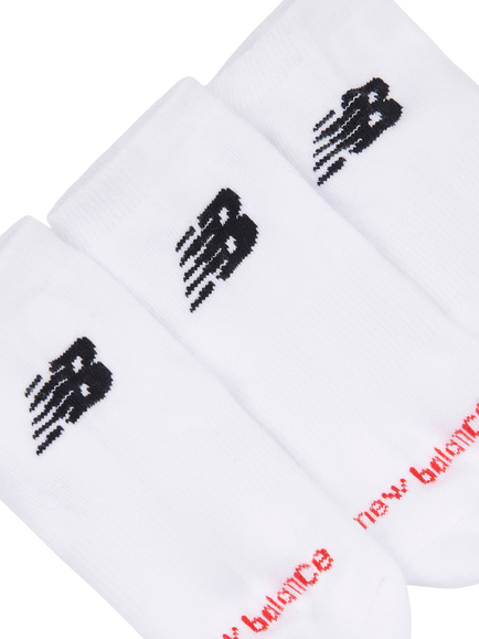 New Balance Kids' Everyday Trainer Socks, Pack of 6, Bright White - view 2, Bright White