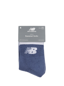 New Balance Kids' Tipped Sport Socks, Pack of 3, Vintage Indigo/White/Cream - view 2, Vintage Indigo/White/Cream