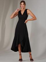 【海外限定】REISSドレス☆Black Paige Cowl-Neck Ruched Jersey Buy Reiss Black Paige Cowl-Neck Ruched Jersey Midi Dress