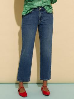 Baukjen Zenna Organic Cotton Rich Straight Jeans, Vintage Wash - view 2, Vintage Wash