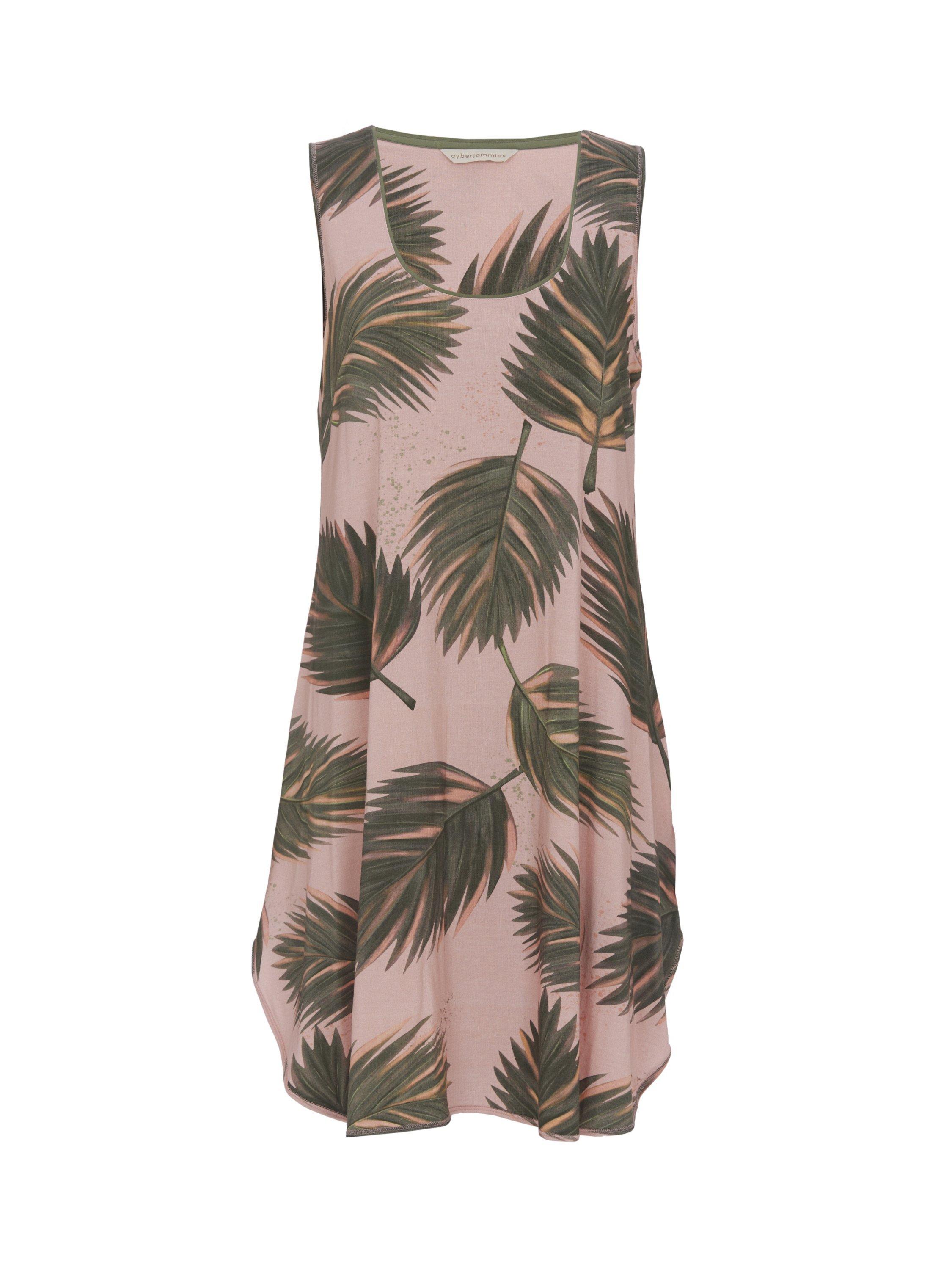 Product image 4 of 4, which shows Cyberjammies Lea Leaf Swing Nightdress, Salmon Pink, 6